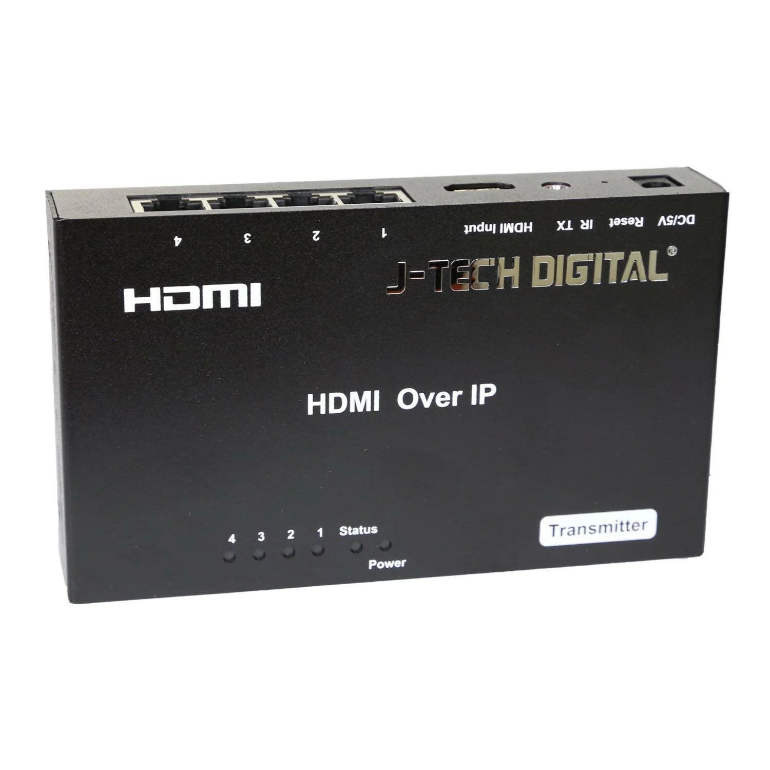 [Discontinued] AV Over IP 1×4 Transmitter Splitter 1080P up to 400ft (Transmitter)