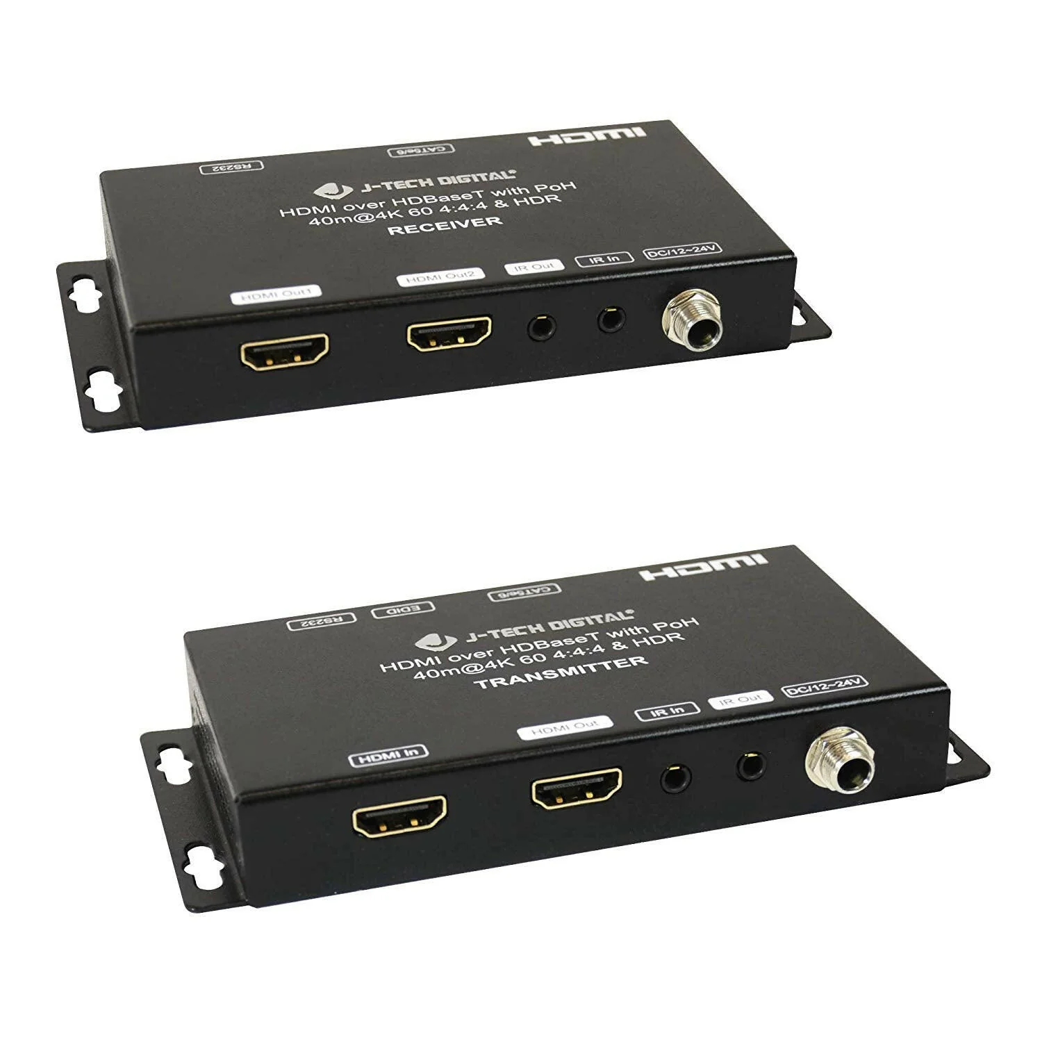 [Discontinued] HDBaseT Extender 4K@60Hz 4:4:4 HDR Dual Outputs 130ft