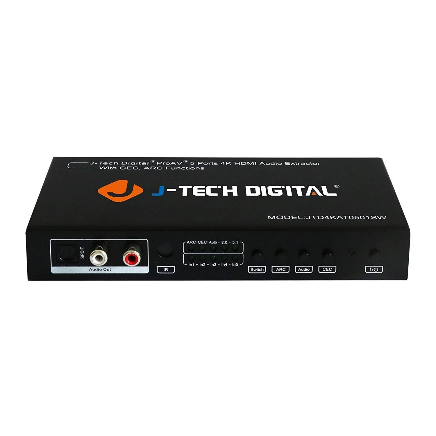 [Discontinued] HDMI Audio Extractor 5X1 4K@30Hz Control4 Driver Available