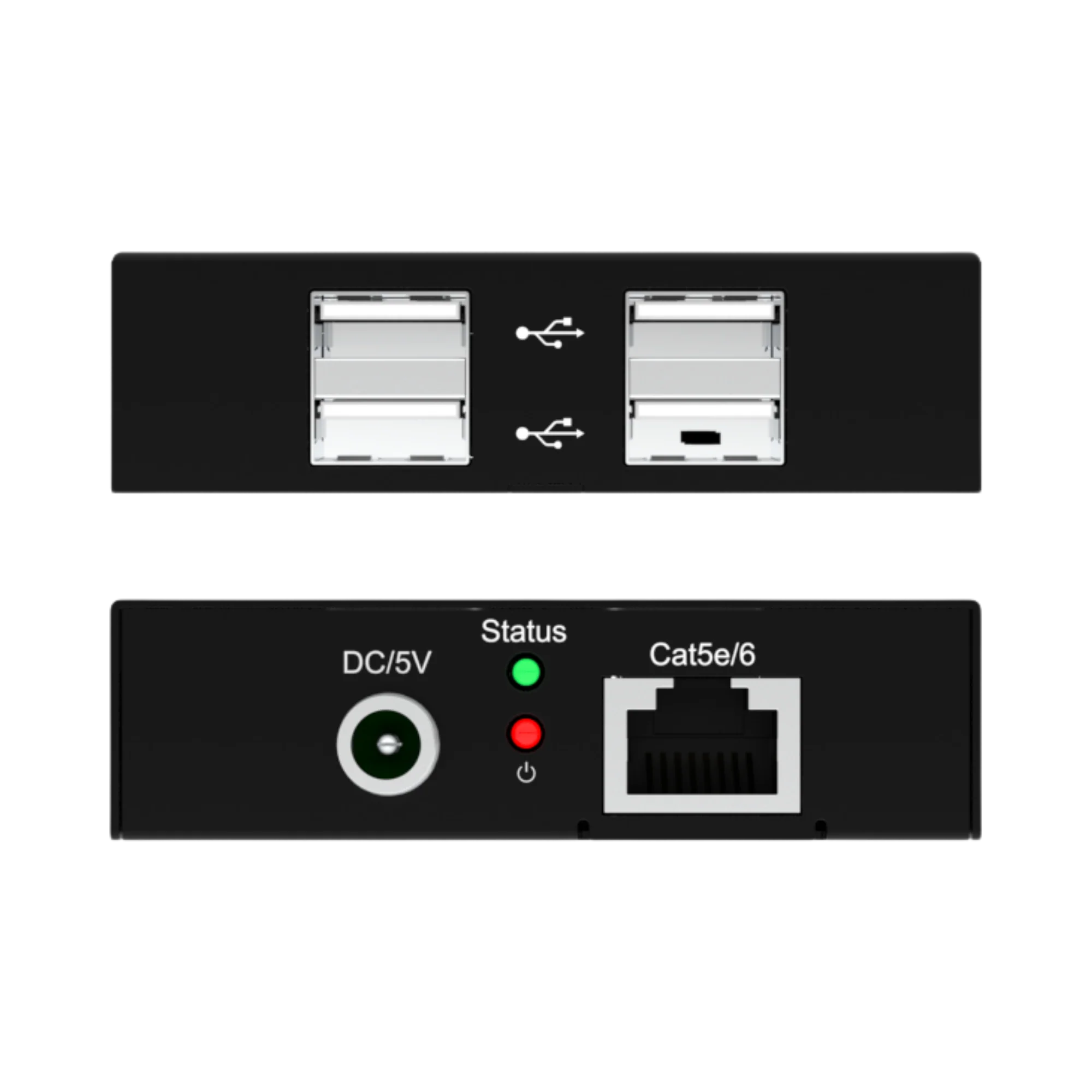 4-Port USB 2.0 Extender Over Cat5e/6 Ethernet Cable - Image 4