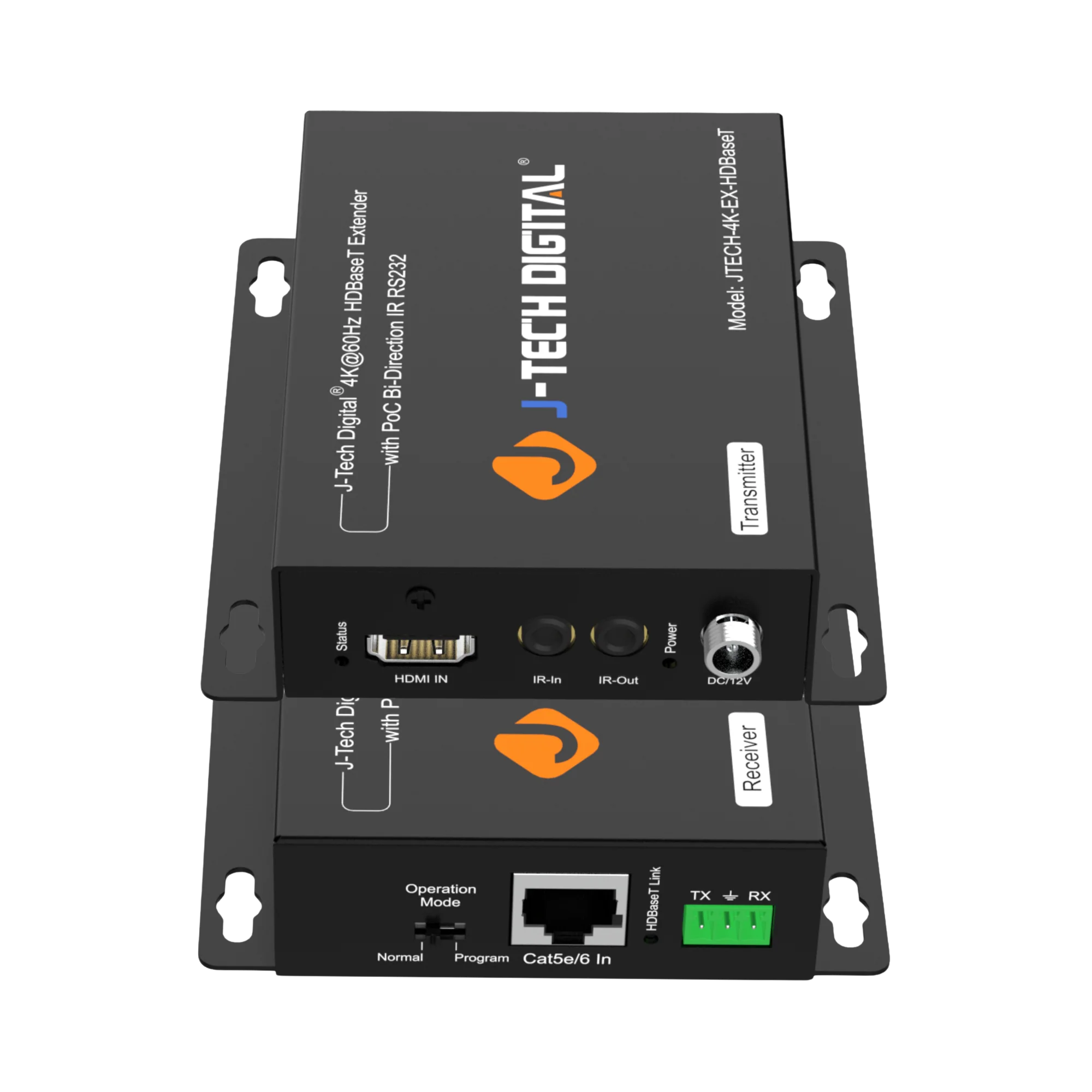 4K 60Hz (4:2:0) HDBaseT HDMI Extender Balun Over Ethernet with PoC - Image 2