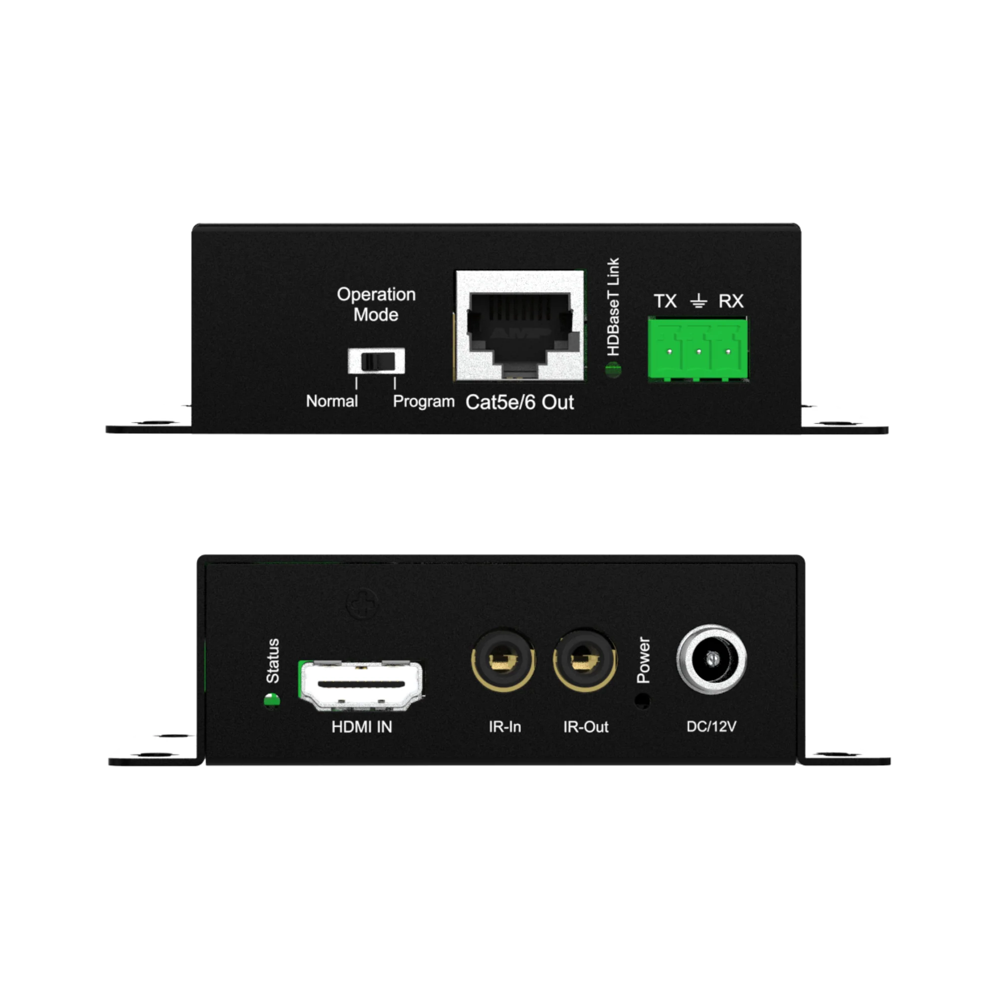 4K 60Hz (4:2:0) HDBaseT HDMI Extender Balun Over Ethernet with PoC - Image 3