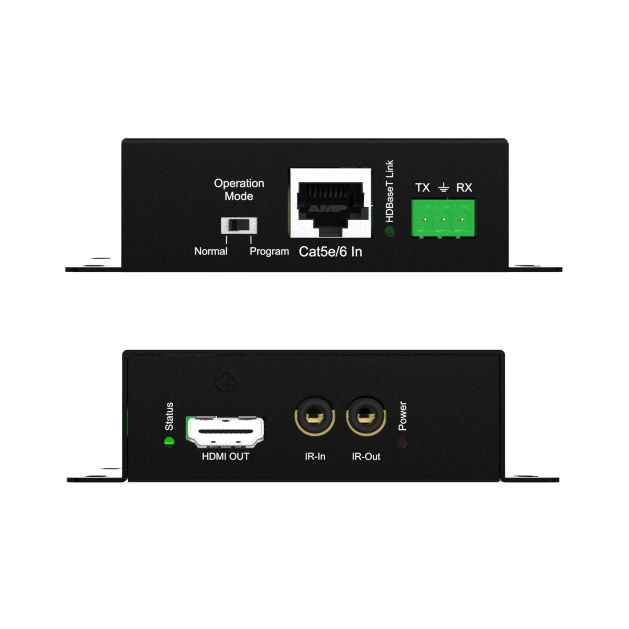 4K 60Hz (4:2:0) HDBaseT HDMI Extender Balun Over Ethernet with PoC - Image 4