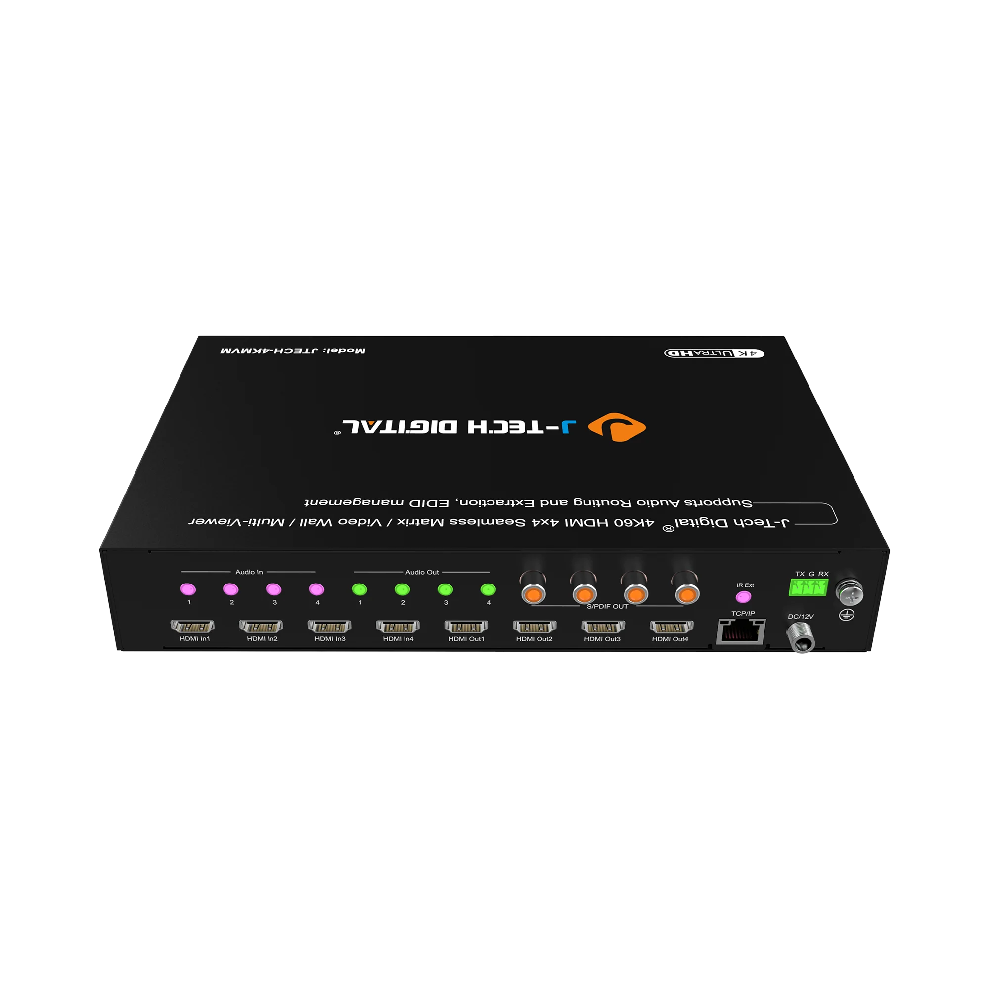 4K 60Hz 4x4 HDMI Matrix, Video Wall Controller, Multiviewer - Image 2
