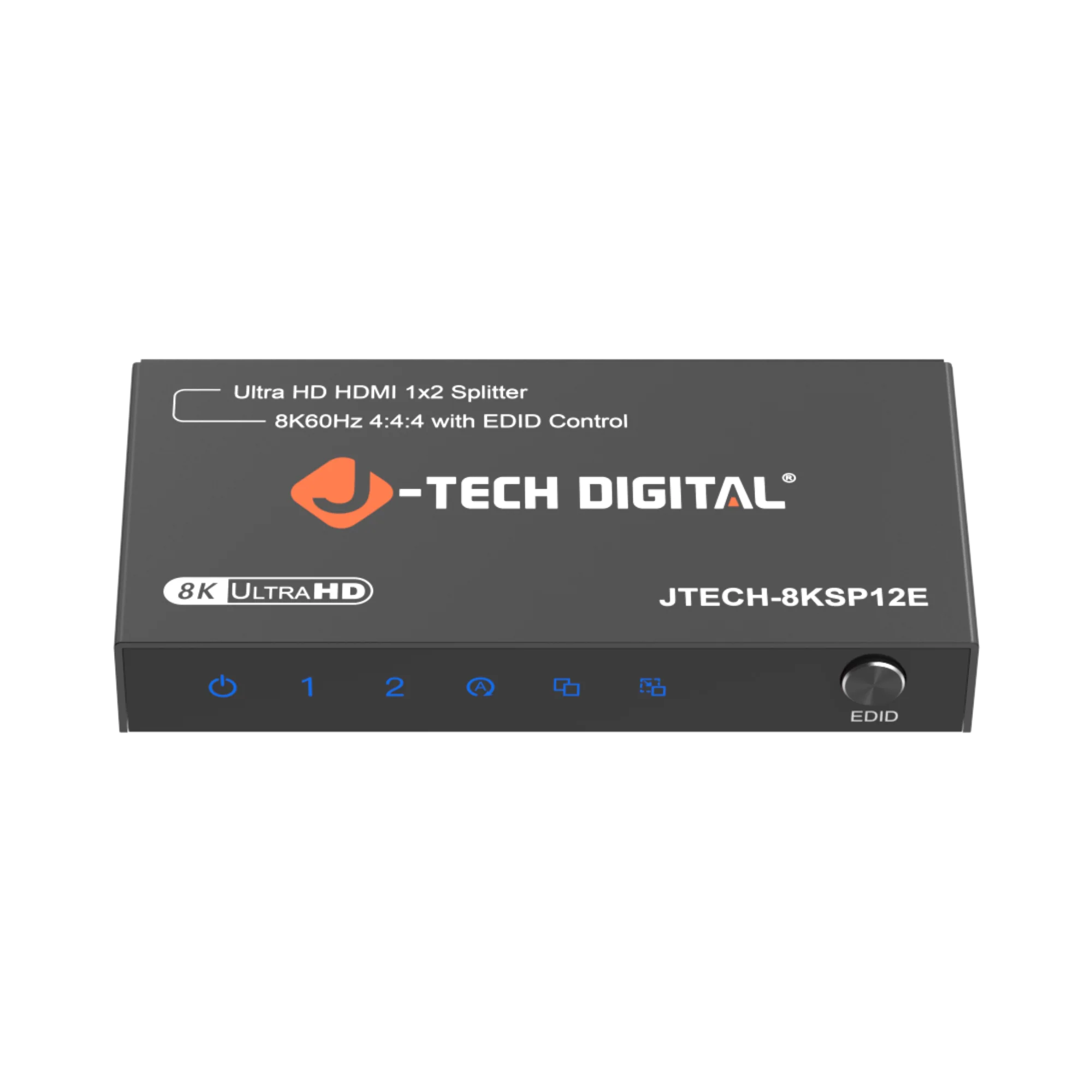 8K 60Hz 1x2 HDMI Splitter with Downscaling and EDID Control