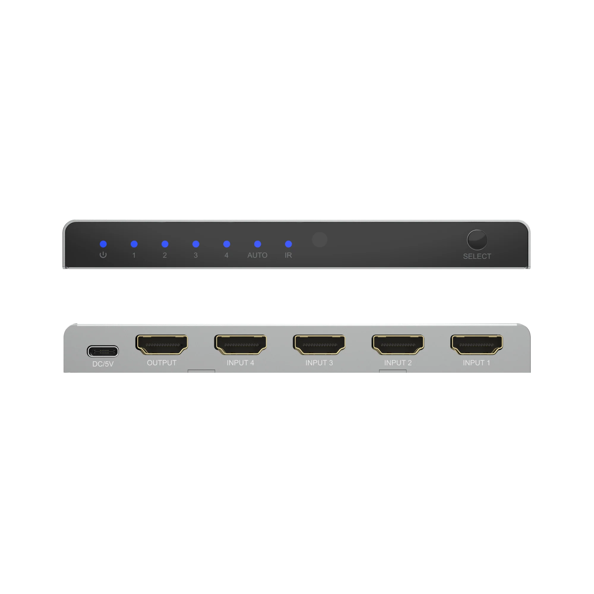 8K 60Hz 4x1 HDMI Switch with IR Remote - Image 3