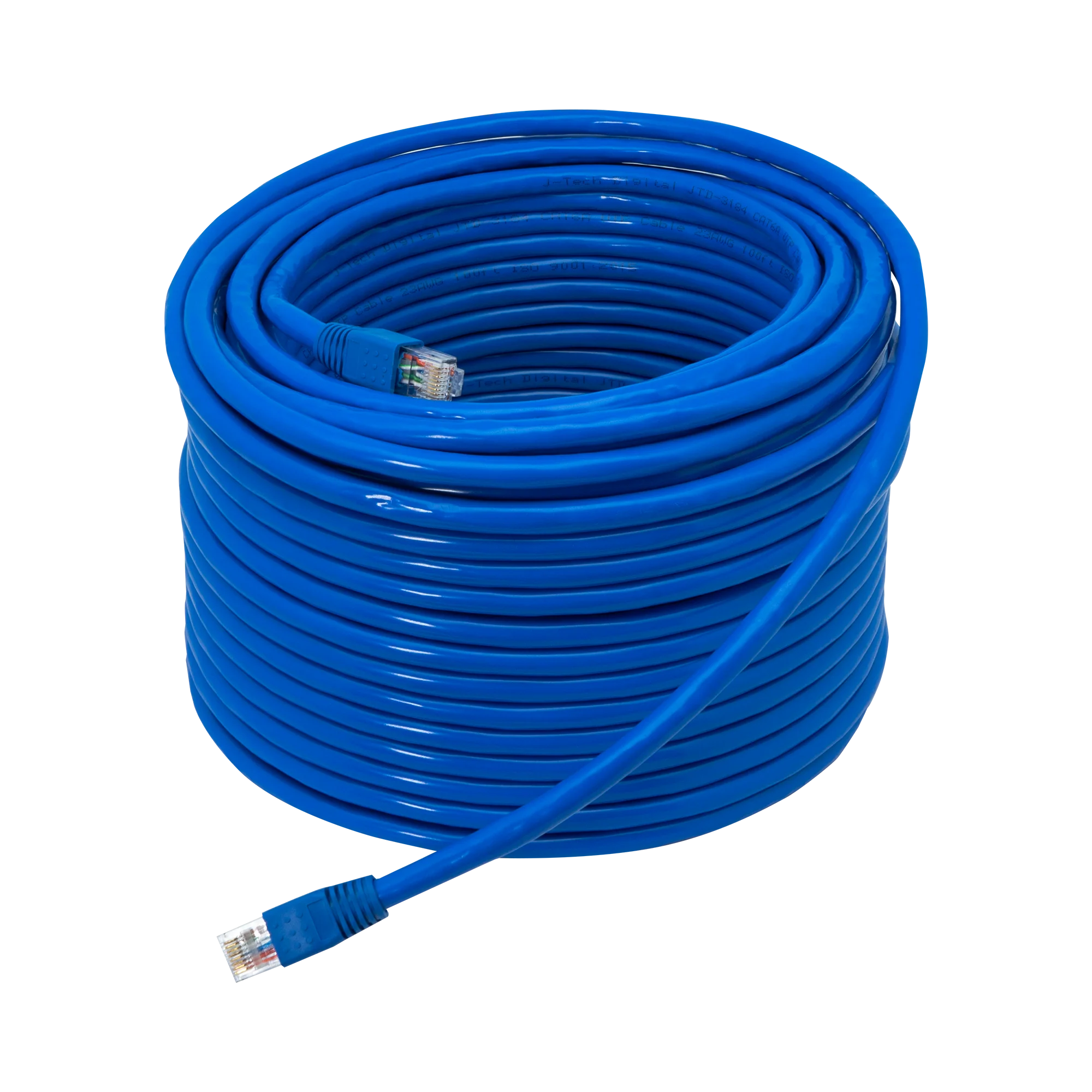 100ft. CAT6A Ethernet Cable - U/UTP Pure Copper 23AWG - Image 2