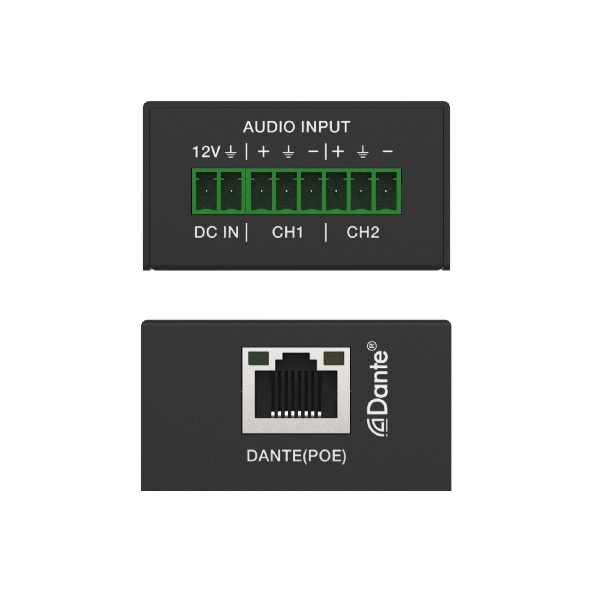 2-Channel Dante Analog Audio Encoder with PoE - Image 3
