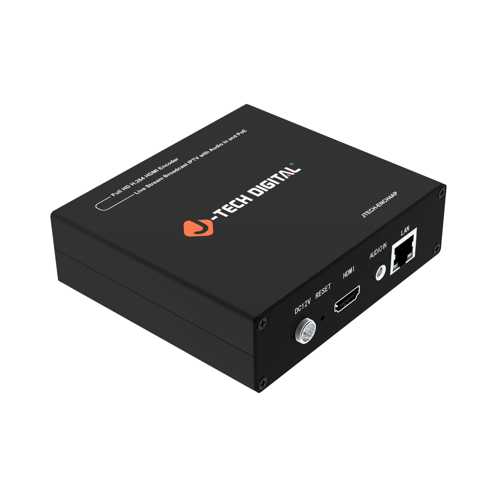 1080P 60Hz H.264 IPTV Livestream Encoder with Audio Embedding and PoE - Image 4