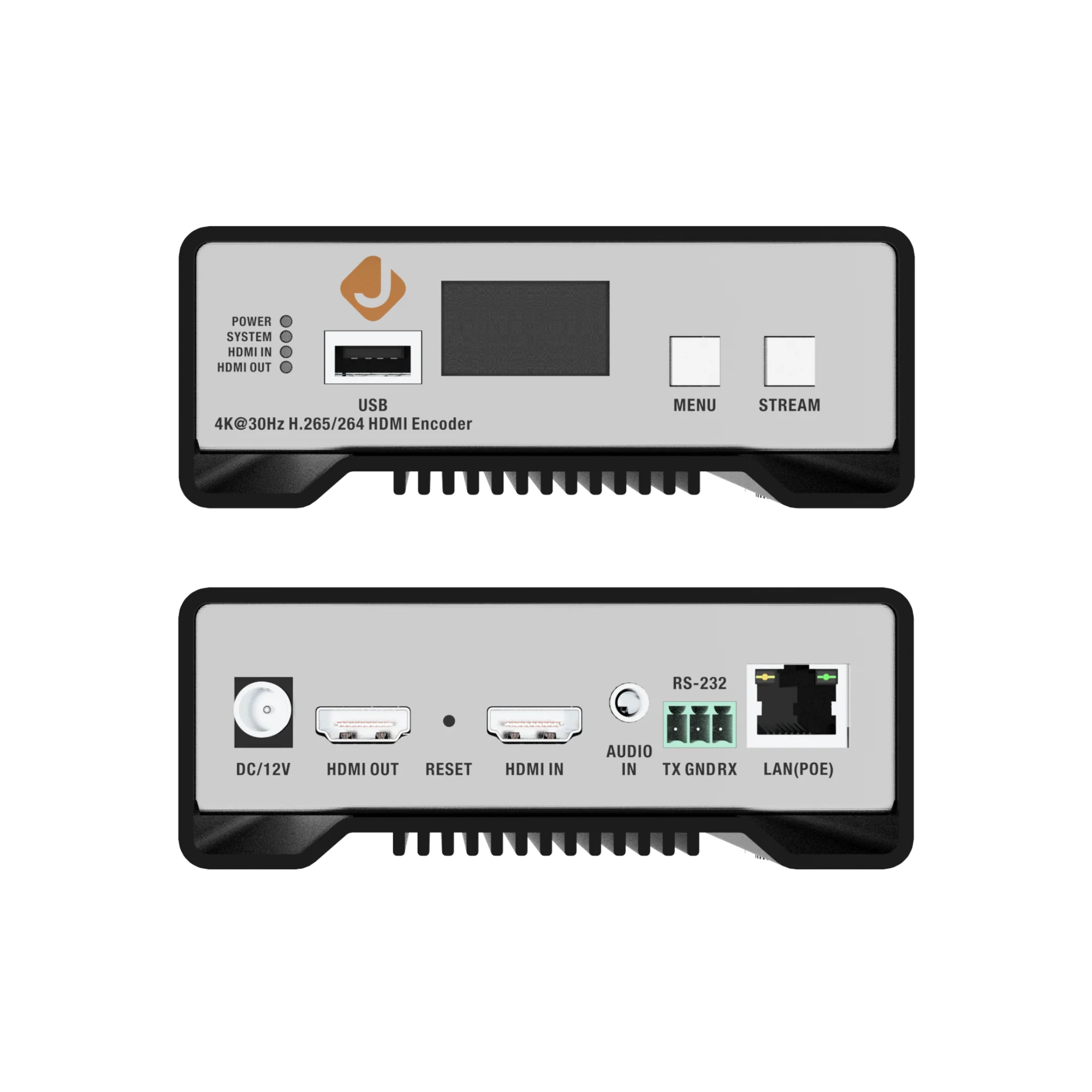 4K 30Hz H.264 H.265 Livestream HDMI Encoder with NDI & PoE - Image 3