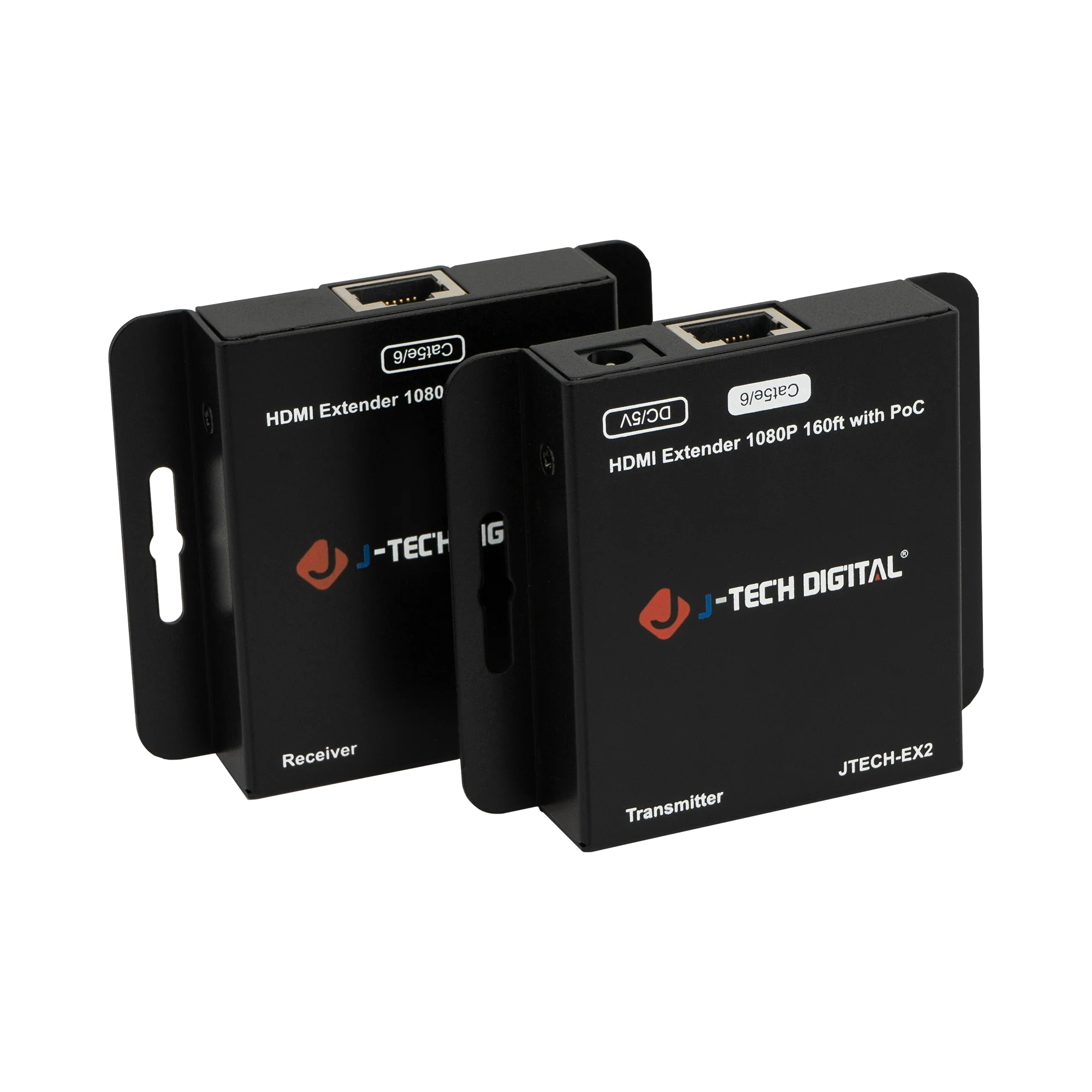 1080P 60Hz HDMI Extender Balun Over Ethernet with PoC (160ft.)
