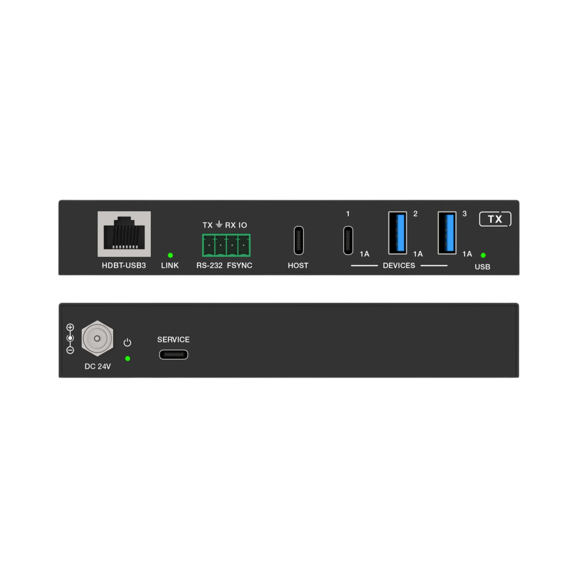 USB 3.2 Extender over Cat6A Ethernet Cable with USB-C Input - Image 3