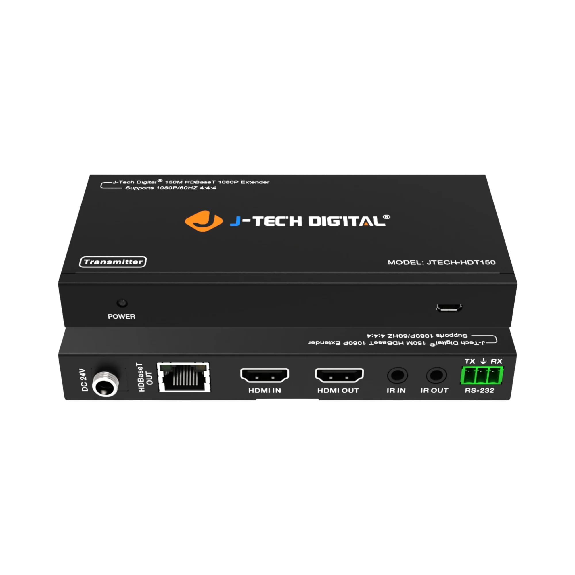 4K 60Hz (4:4:4) HDBaseT HDMI Extender Balun Over Ethernet (394ft) - Image 2