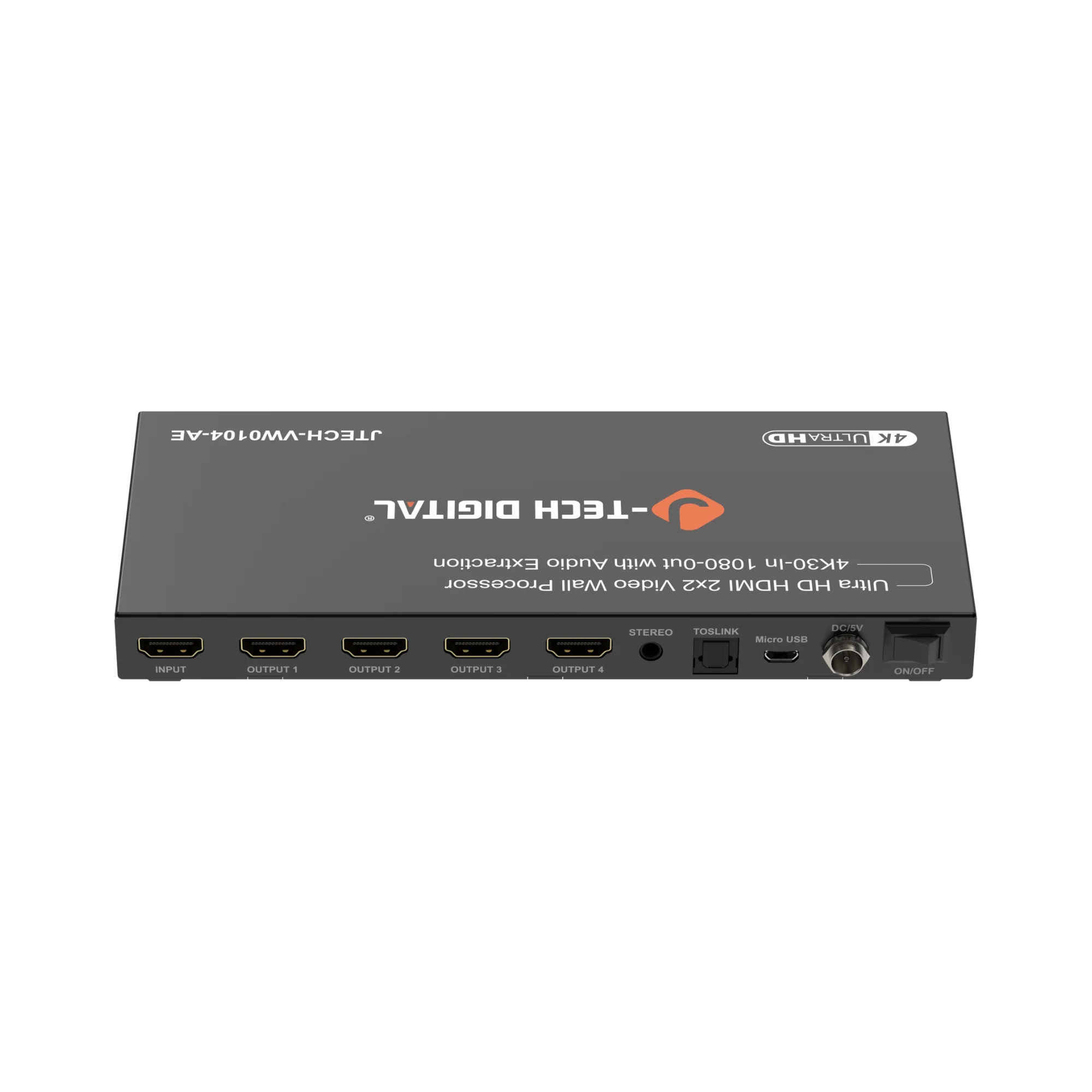 2x2 Video Wall Processor (4K30 In 1080P Out) with Audio Extraction - Image 2