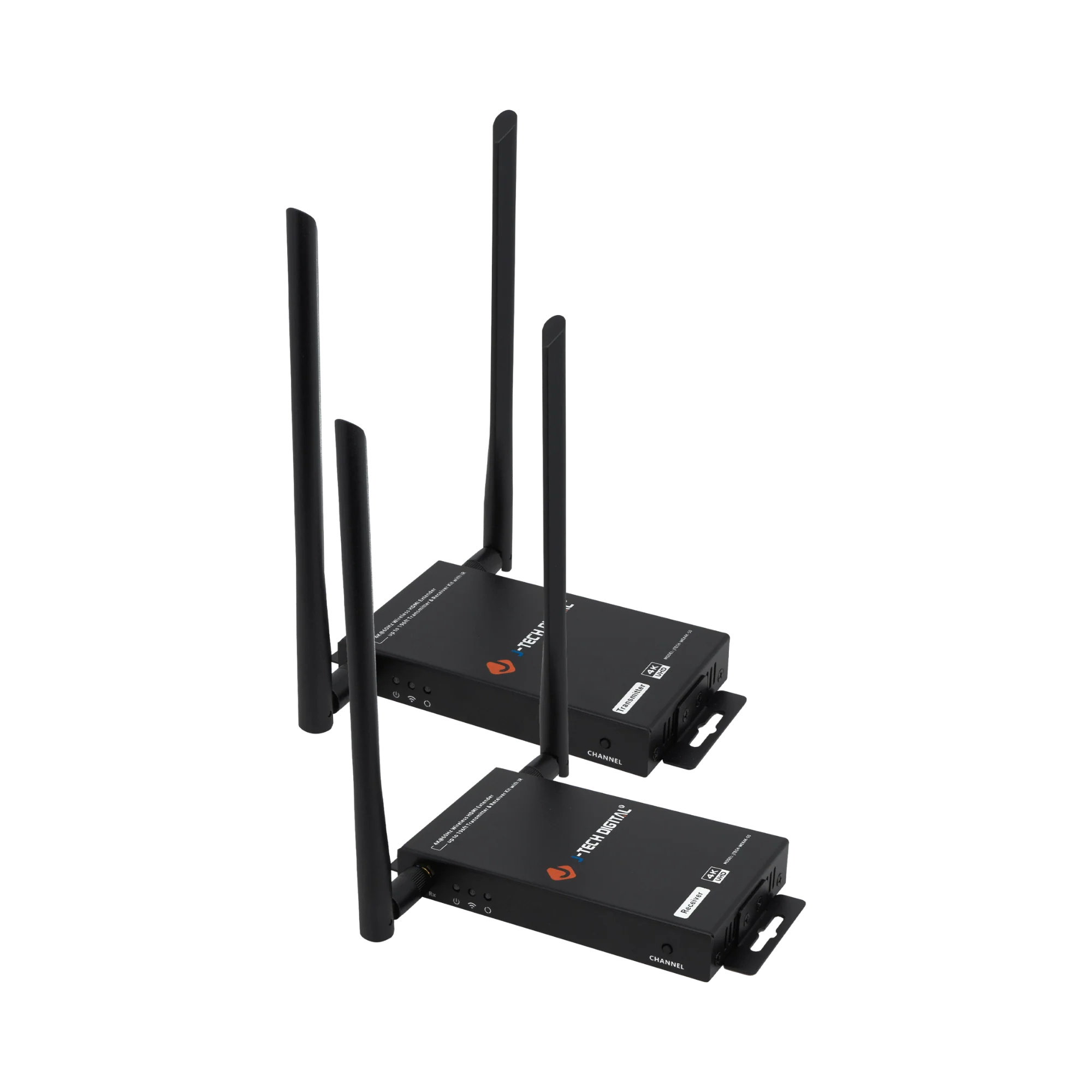 4K 60Hz Wireless HDMI Extender with Local HDMI Loop-Out (196ft) and IR Pass-Through - Image 2